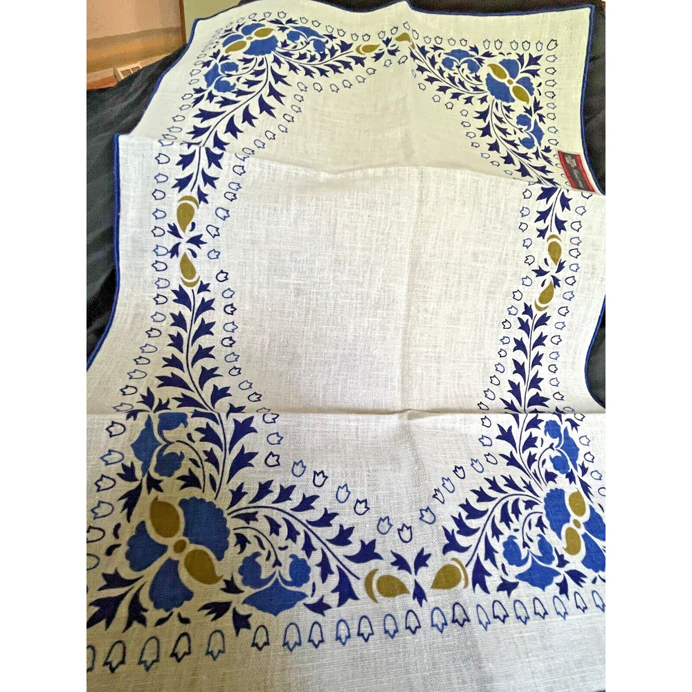 4 New Vintage Printed Floral Placemats By Norma Della Cotton Polyester Blend - Picture 8 of 9